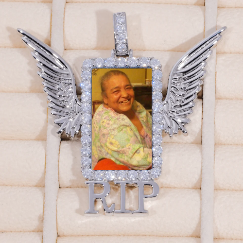 RIP WING 3D CUSTOM PICTURE PENDANT