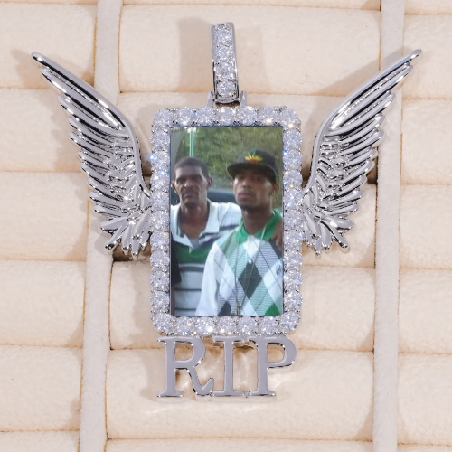 RIP WING 3D CUSTOM PICTURE PENDANT