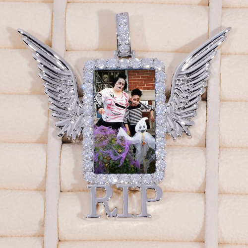 RIP WING 3D CUSTOM PICTURE PENDANT