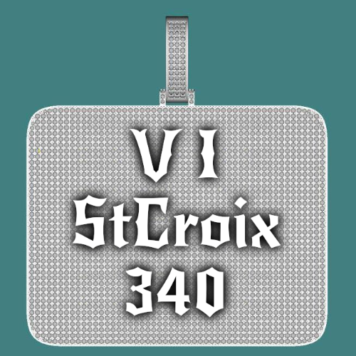 CUSTOM LETTER NECKLACE 3D BIG SQUARE