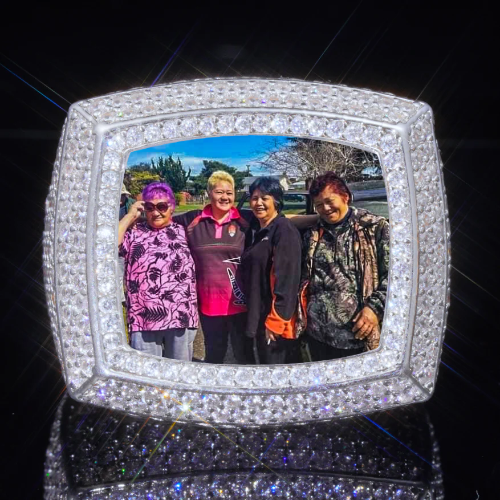 3D CUSTOM PICTURE ICED RING