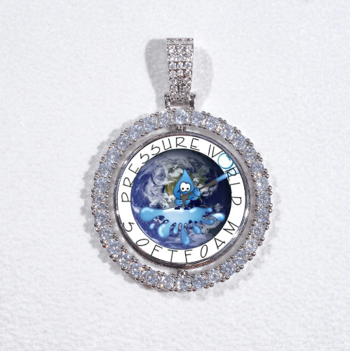 3D Spinning 2-Faced Custom Picture Pendant