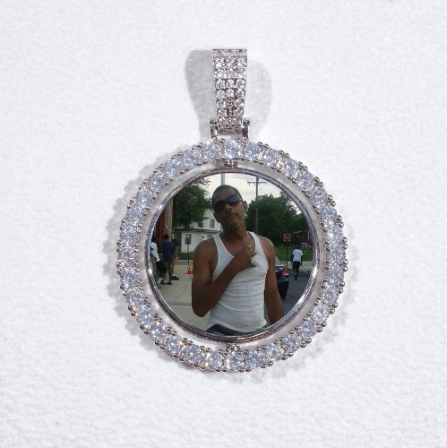 3D Spinning 2-Faced Custom Picture Pendant