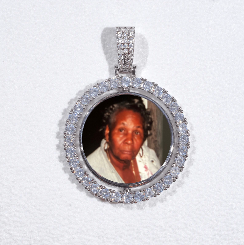 3D Spinning 2-Faced Custom Picture Pendant