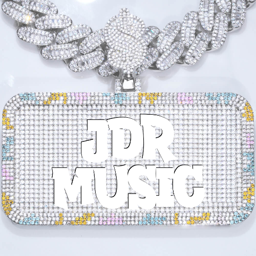 CUSTOM LETTER NECKLACE 3D COLORFUL SQUARE