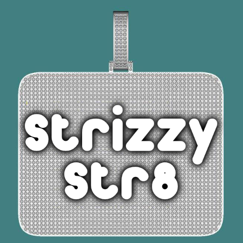 CUSTOM LETTER NECKLACE 3D BIG SQUARE