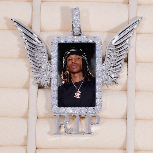 RIP WING 3D CUSTOM PICTURE PENDANT