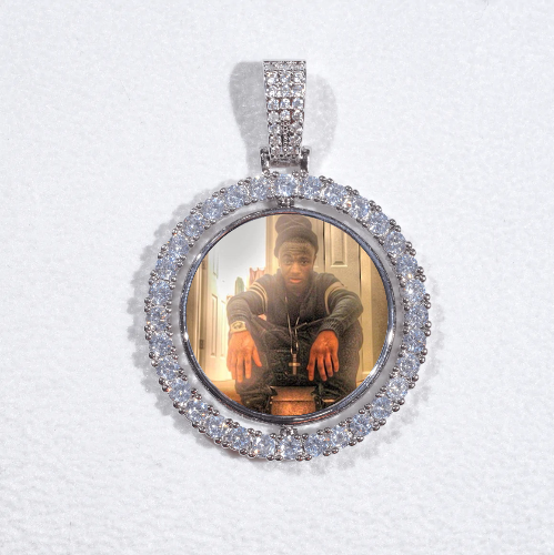 3D Spinning 2-Faced Custom Picture Pendant