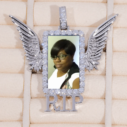 RIP WING 3D CUSTOM PICTURE PENDANT