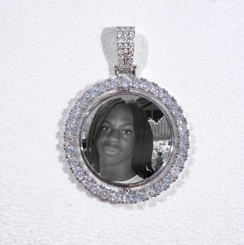 3D Spinning 2-Faced Custom Picture Pendant