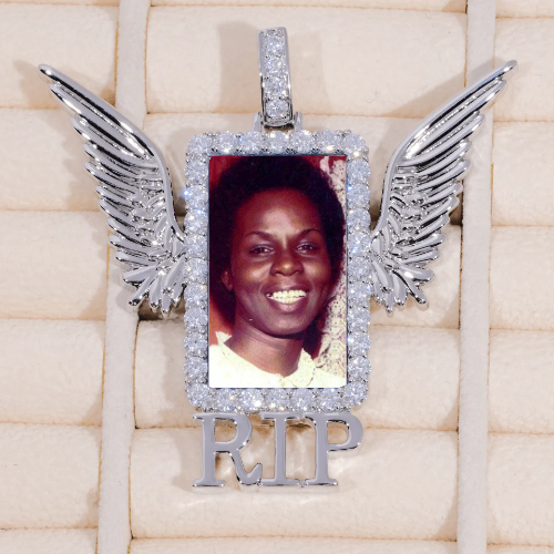 RIP WING 3D CUSTOM PICTURE PENDANT