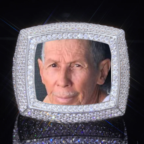 3D CUSTOM PICTURE ICED RING