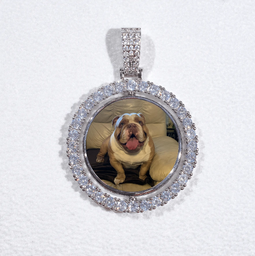 3D Spinning 2-Faced Custom Picture Pendant
