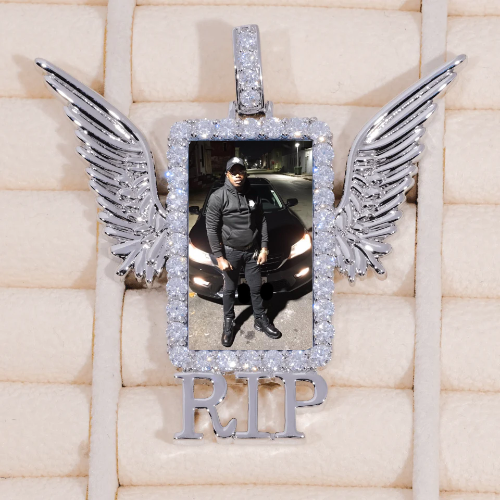 RIP WING 3D CUSTOM PICTURE PENDANT
