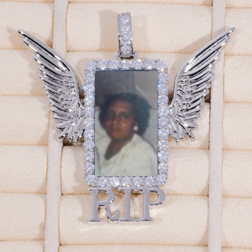 RIP WING 3D CUSTOM PICTURE PENDANT