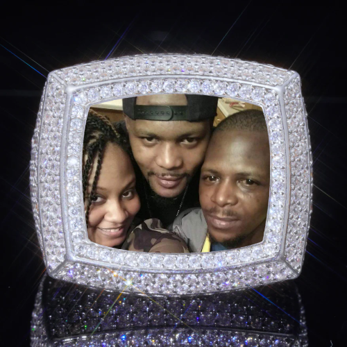 3D CUSTOM PICTURE ICED RING