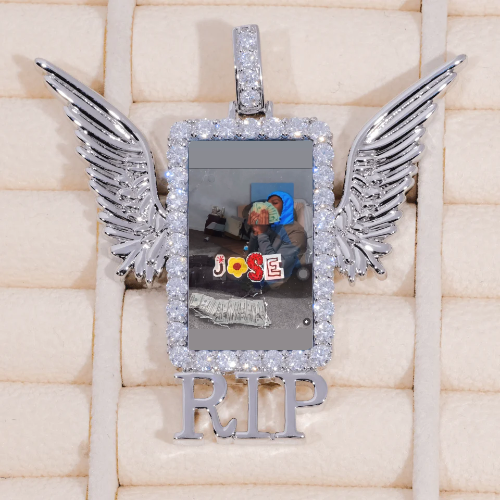 RIP WING 3D CUSTOM PICTURE PENDANT