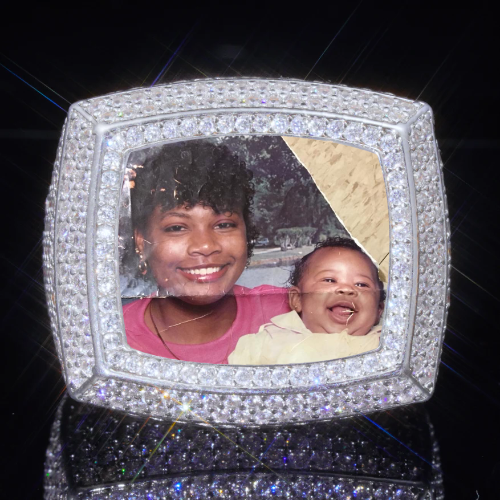 3D CUSTOM PICTURE ICED RING