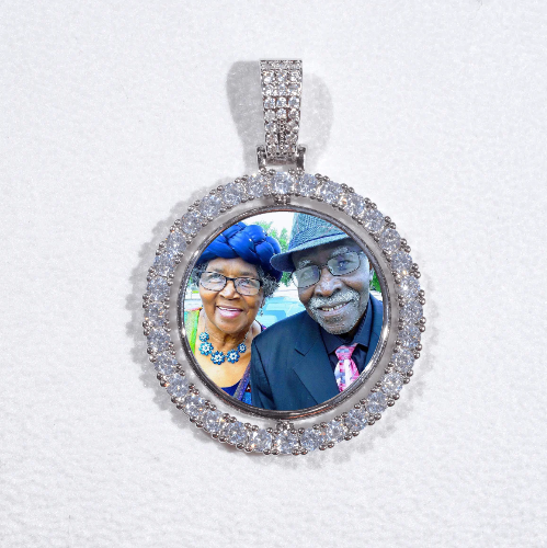 3D Spinning 2-Faced Custom Picture Pendant