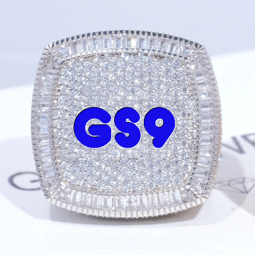 CUSTOM LETTER 3D ICED RING