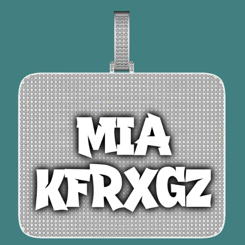 CUSTOM LETTER NECKLACE 3D BIG SQUARE