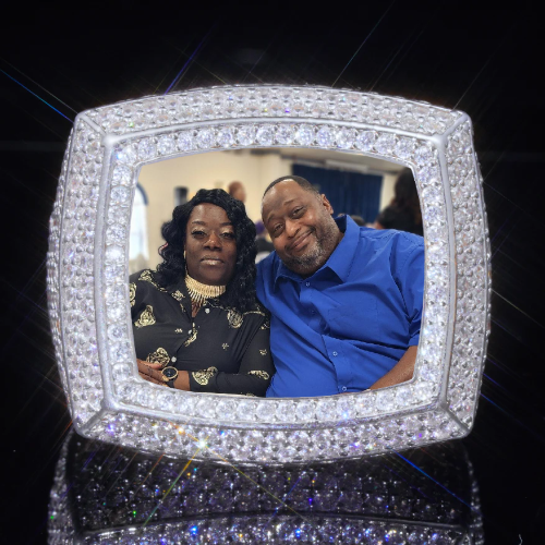 3D CUSTOM PICTURE ICED RING