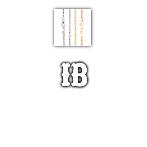 Custom Letters Freibeuter Font Necklace