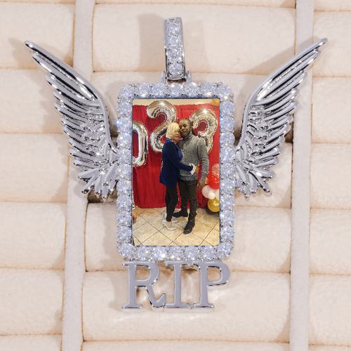 RIP WING 3D CUSTOM PICTURE PENDANT