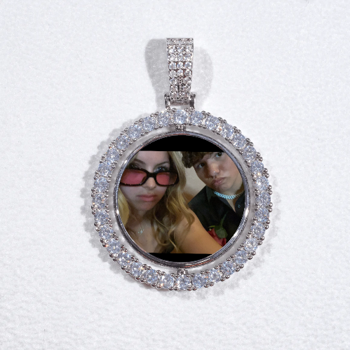 3D Spinning 2-Faced Custom Picture Pendant