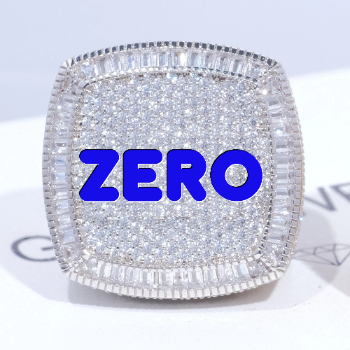 CUSTOM LETTER 3D ICED RING