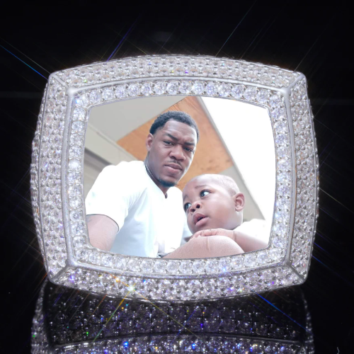 3D CUSTOM PICTURE ICED RING