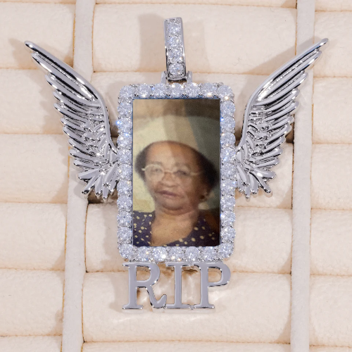 RIP WING 3D CUSTOM PICTURE PENDANT
