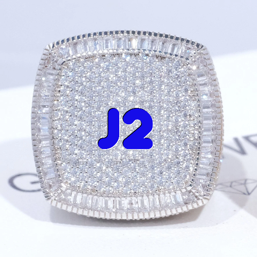 CUSTOM LETTER 3D ICED RING