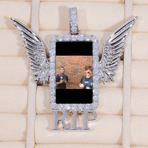 RIP WING 3D CUSTOM PICTURE PENDANT
