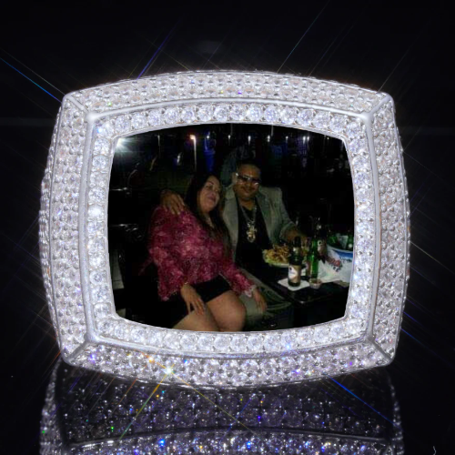 3D CUSTOM PICTURE ICED RING