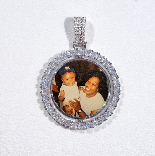 3D Spinning 2-Faced Custom Picture Pendant