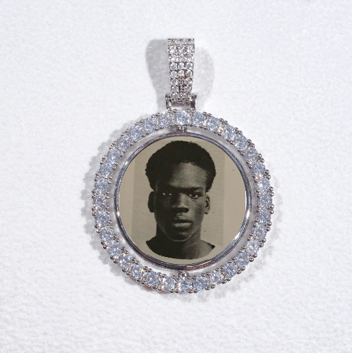 3D Spinning 2-Faced Custom Picture Pendant