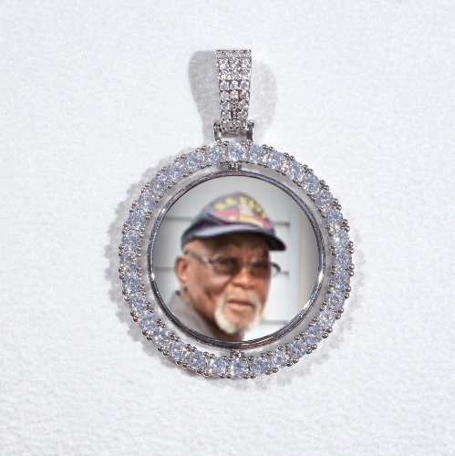 3D Spinning 2-Faced Custom Picture Pendant