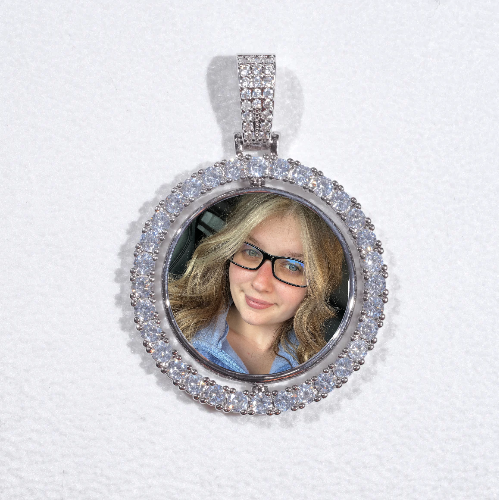 3D Spinning 2-Faced Custom Picture Pendant