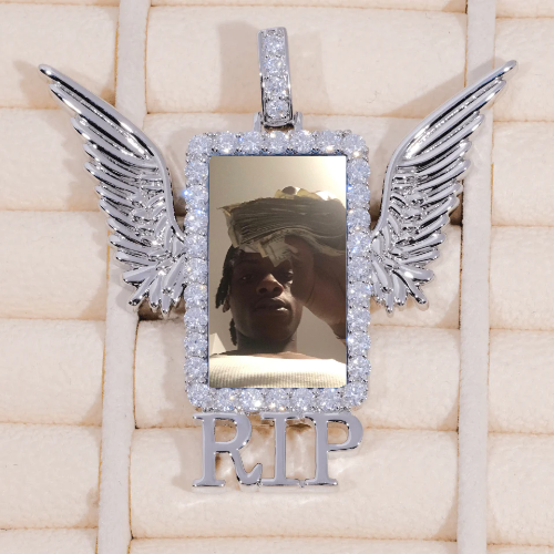 RIP WING 3D CUSTOM PICTURE PENDANT