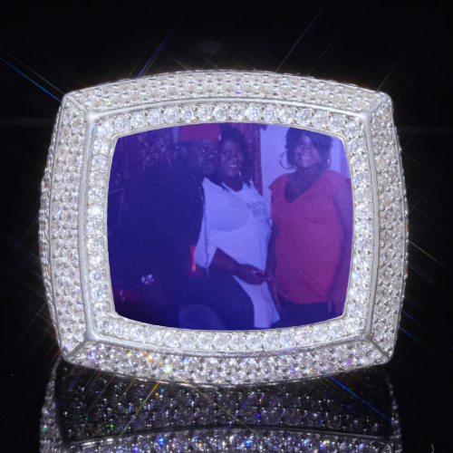 3D CUSTOM PICTURE ICED RING