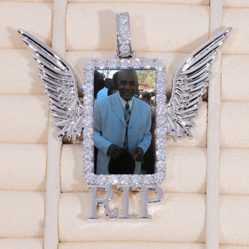 RIP WING 3D CUSTOM PICTURE PENDANT