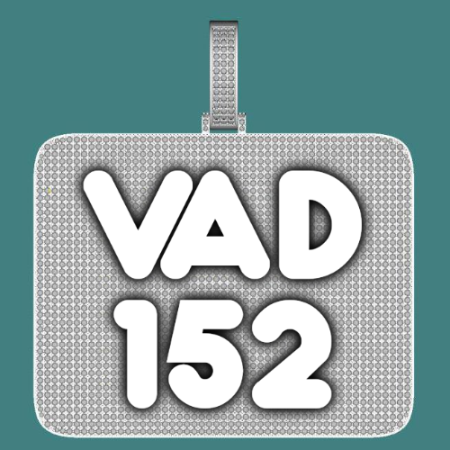 CUSTOM LETTER NECKLACE 3D BIG SQUARE