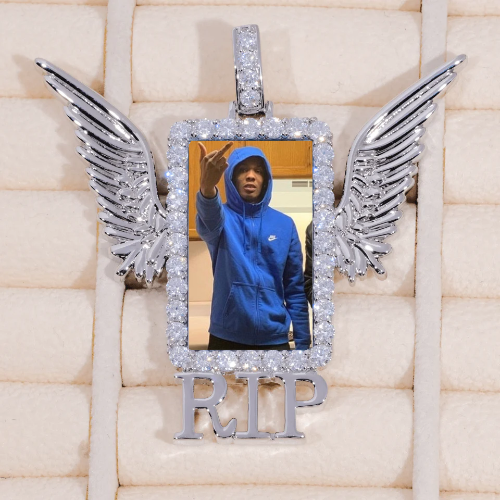 RIP WING 3D CUSTOM PICTURE PENDANT
