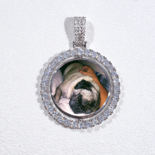 3D Spinning 2-Faced Custom Picture Pendant