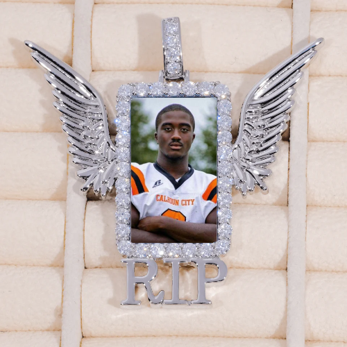 RIP WING 3D CUSTOM PICTURE PENDANT