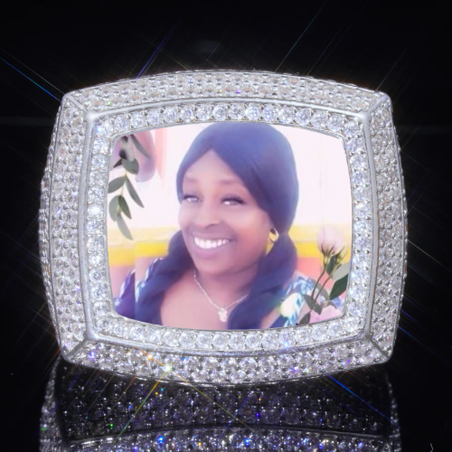 3D CUSTOM PICTURE ICED RING
