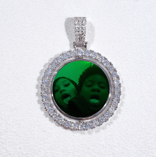 3D Spinning 2-Faced Custom Picture Pendant