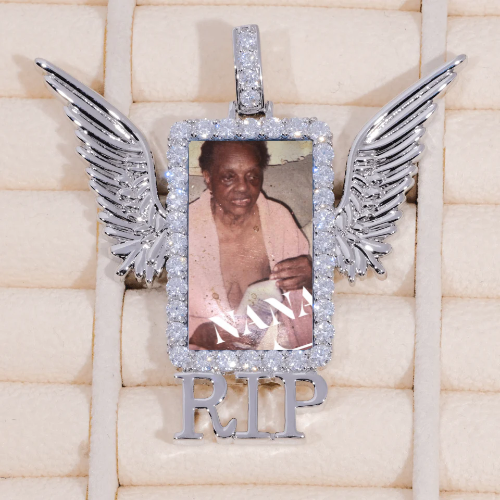RIP WING 3D CUSTOM PICTURE PENDANT