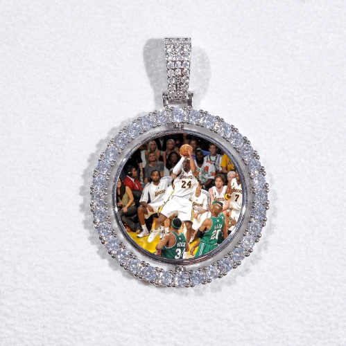 3D Spinning 2-Faced Custom Picture Pendant